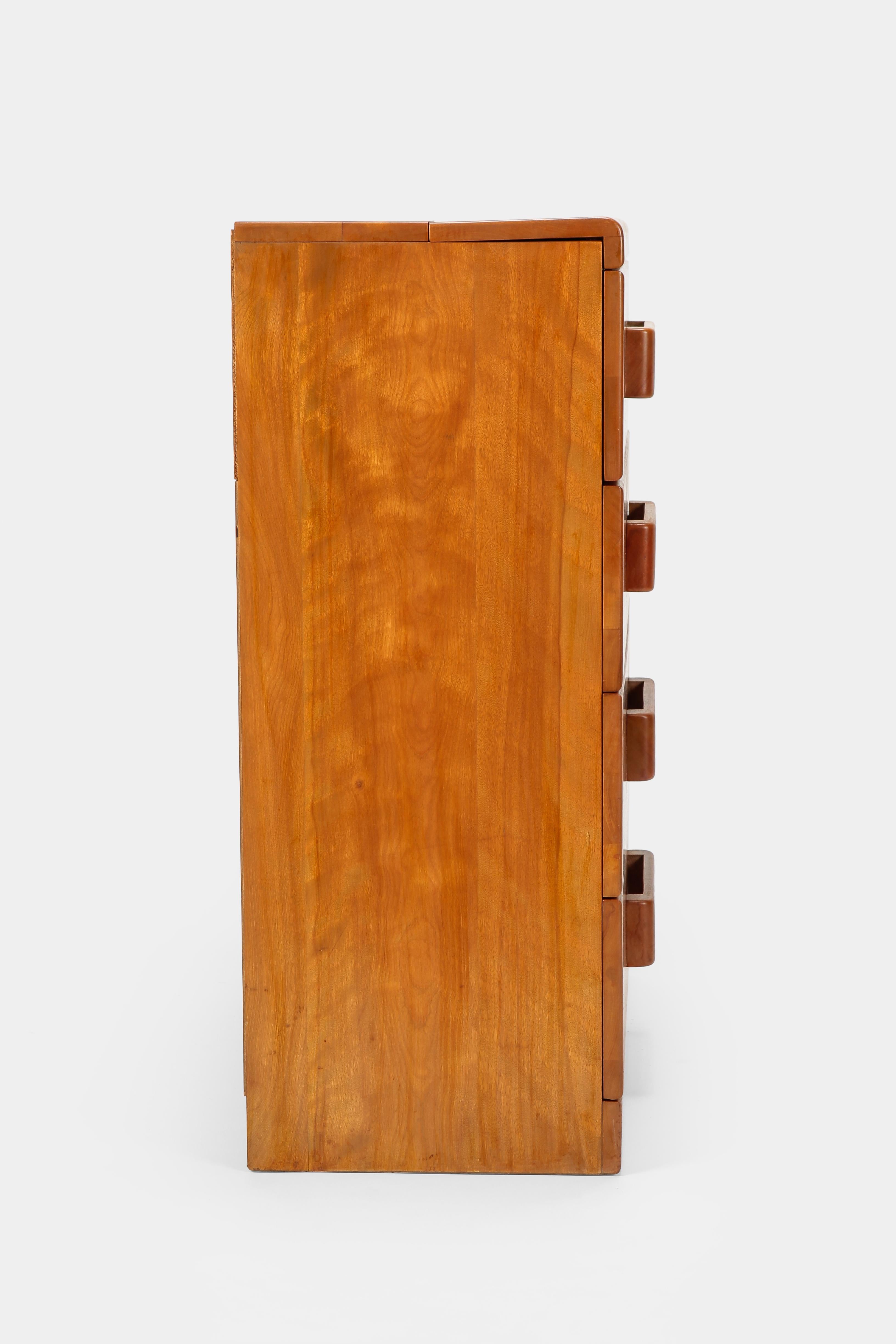 Attributed to Russel Wright American Modern Maple Secretaire Snyders, 1930s 6