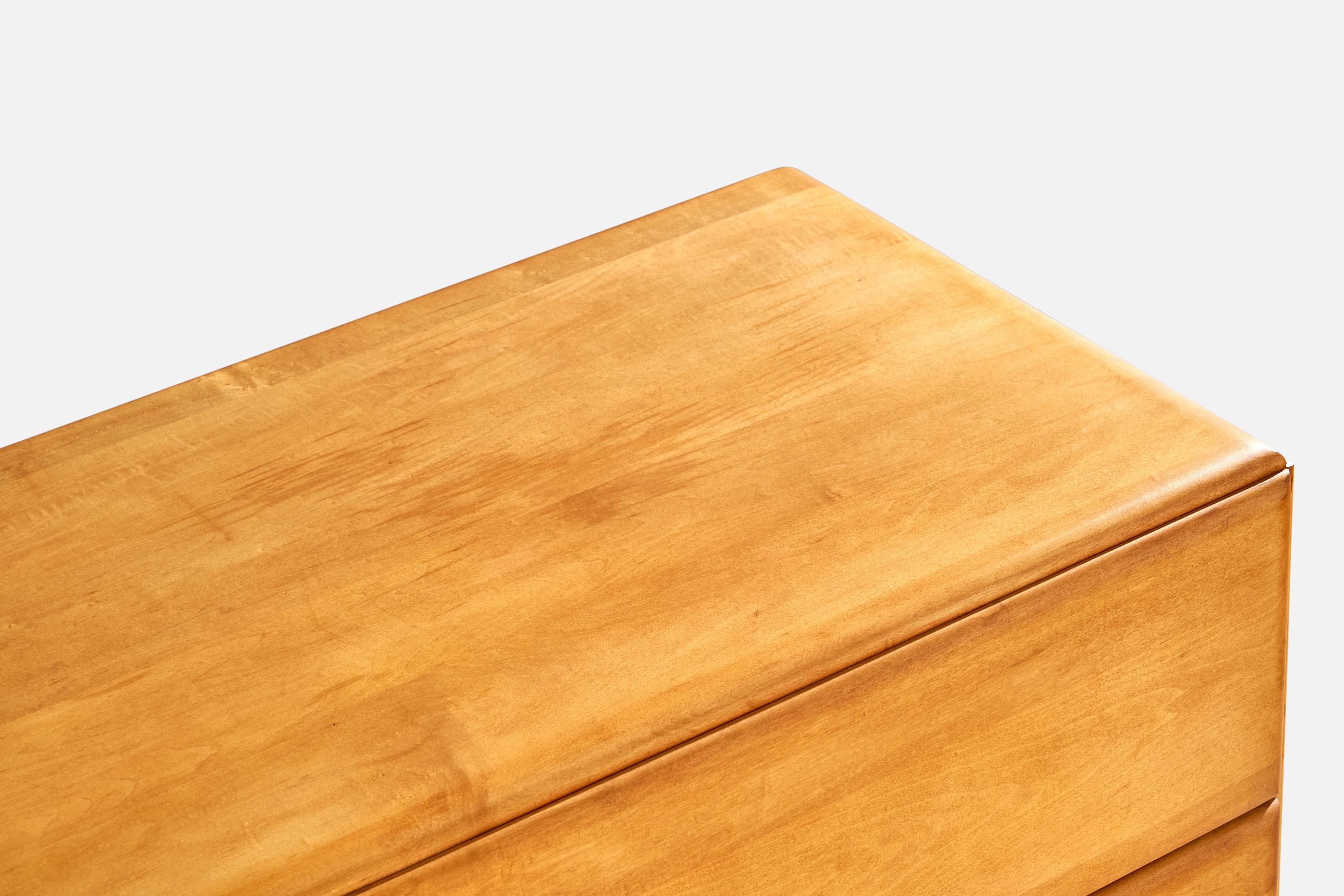 Mid-20th Century Russel Wright, Chests of Drawers, Maple, USA, 1950s For Sale