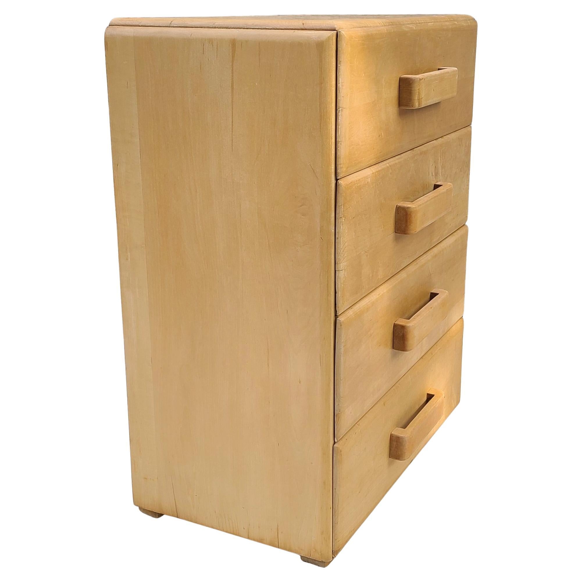 Russel Wright Conant Ball 4 drawer dresser For Sale 1