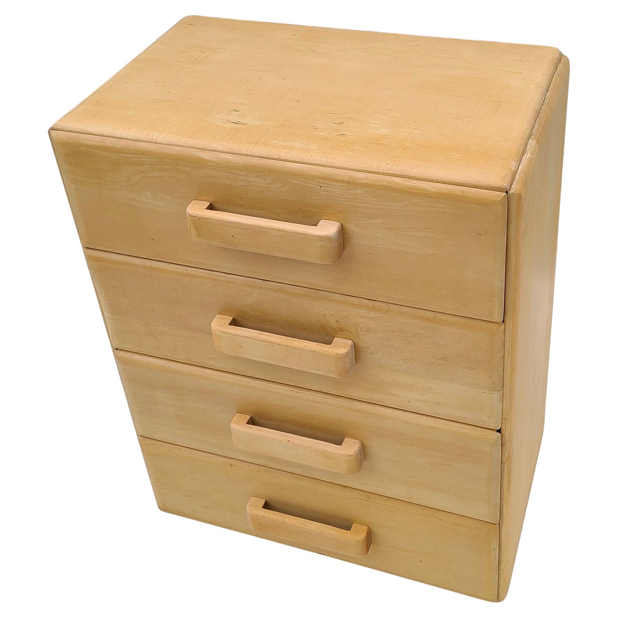 Russel Wright Conant Ball 4 drawer dresser For Sale 4