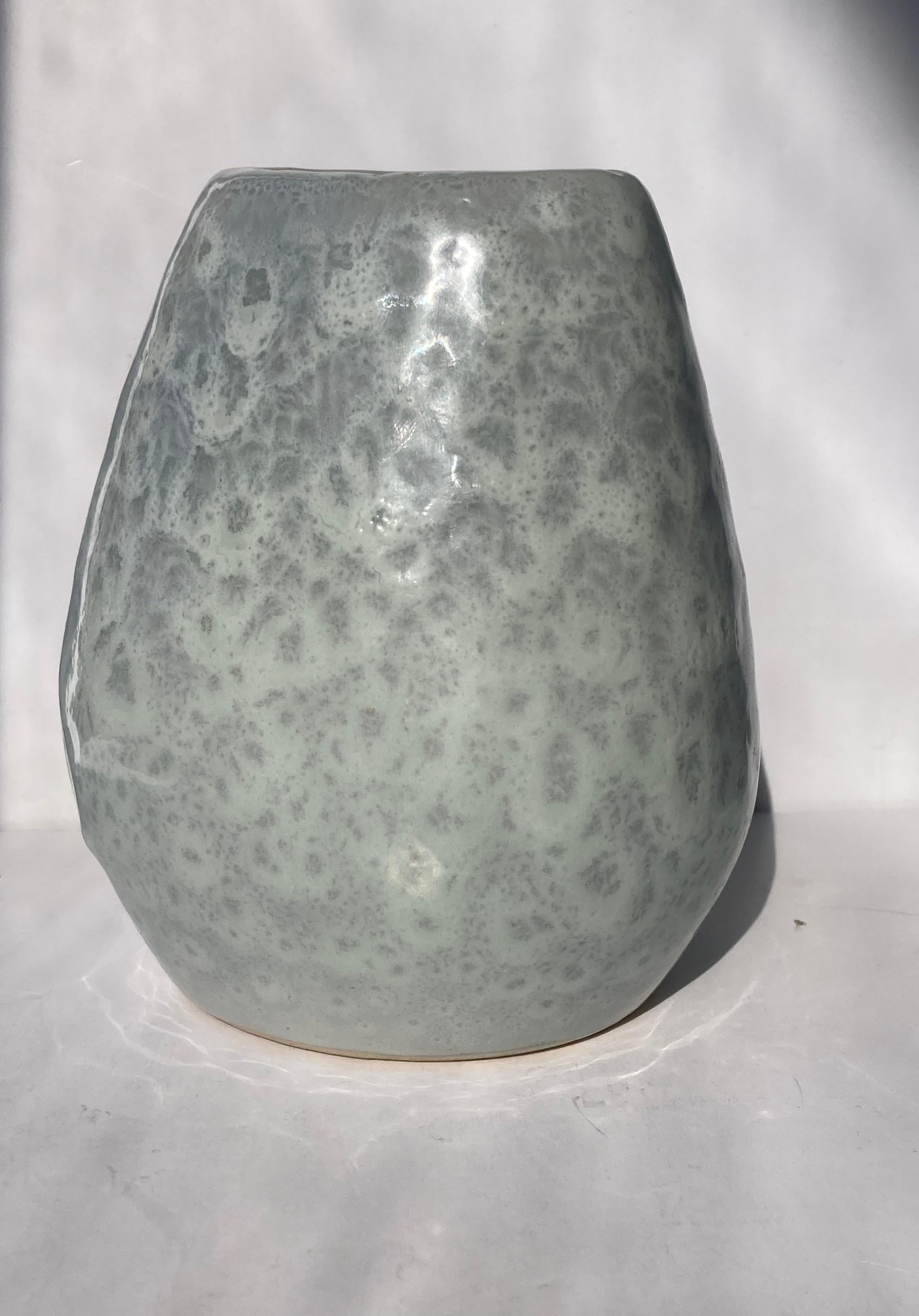 Mid-20th Century Russel Wright crystalline glaze , pottery /  ceramic vase