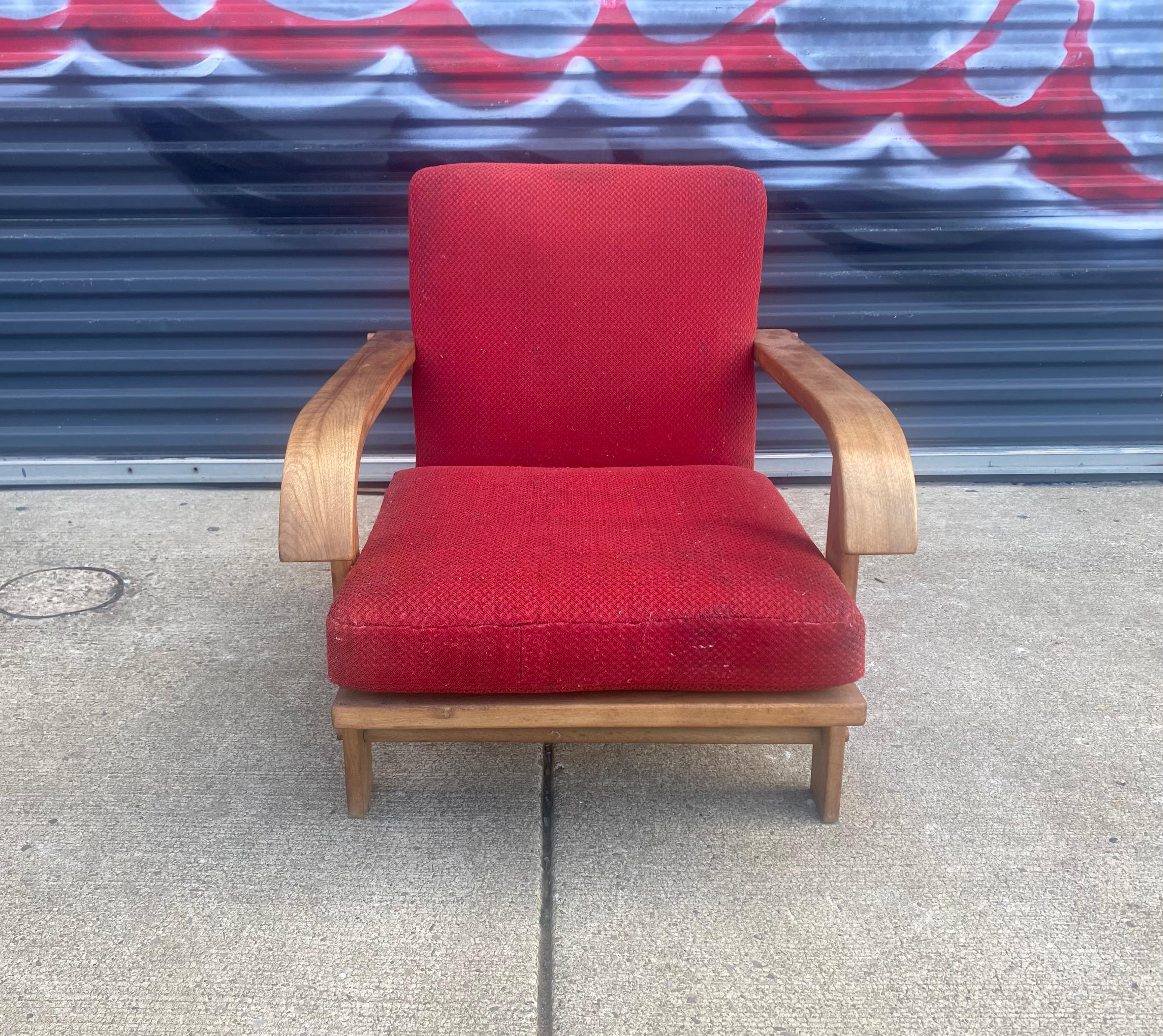 Mid-20th Century Russel Wright Easy Chair for Conant Ball's, American Modern, 1935 For Sale