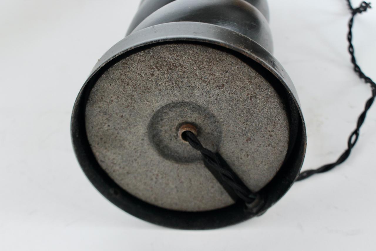 Russel Wright Ebonized Oak Barley Twist Table Lamp, Circa 1940 For Sale 10