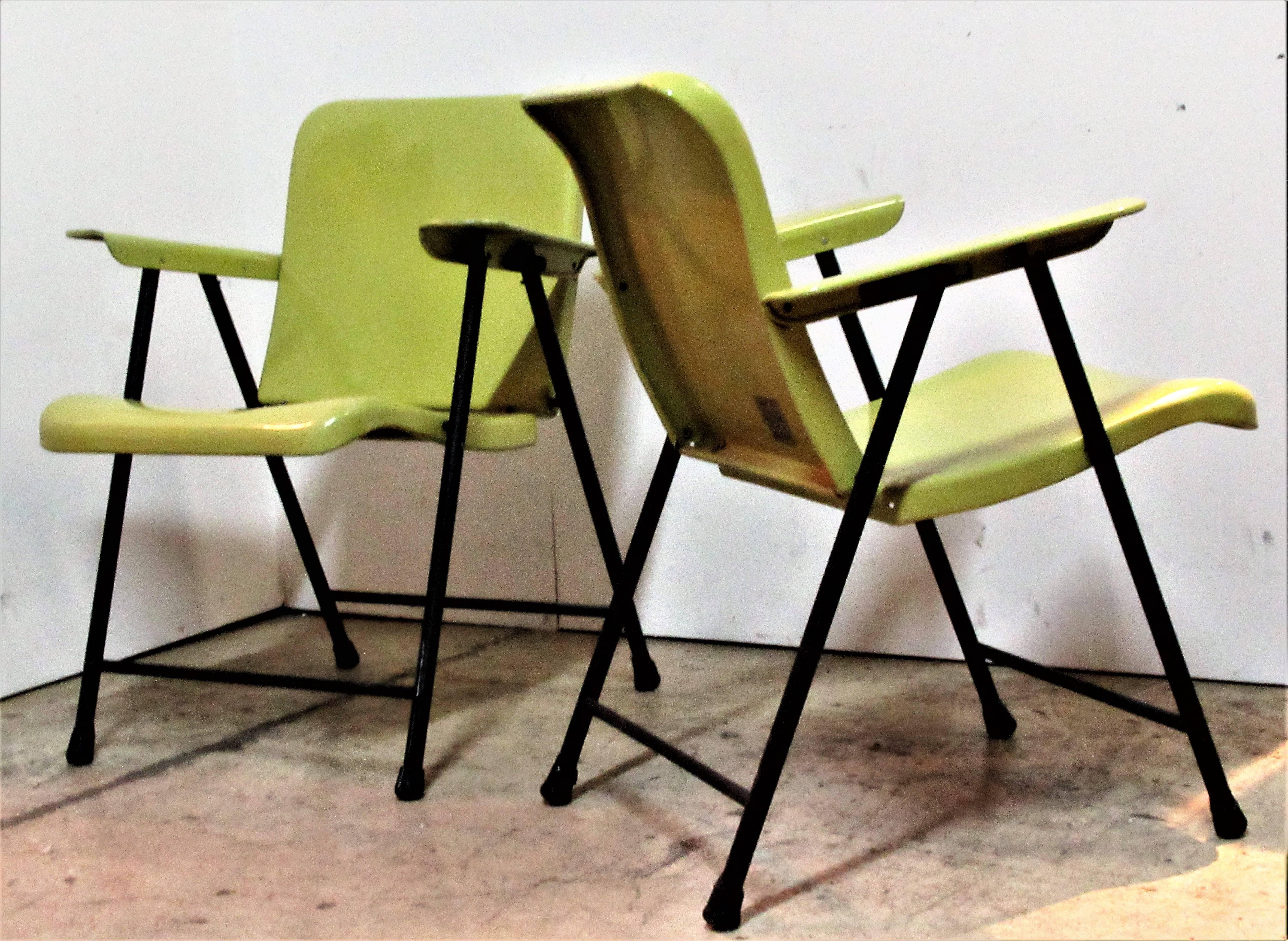russel wright folding chair