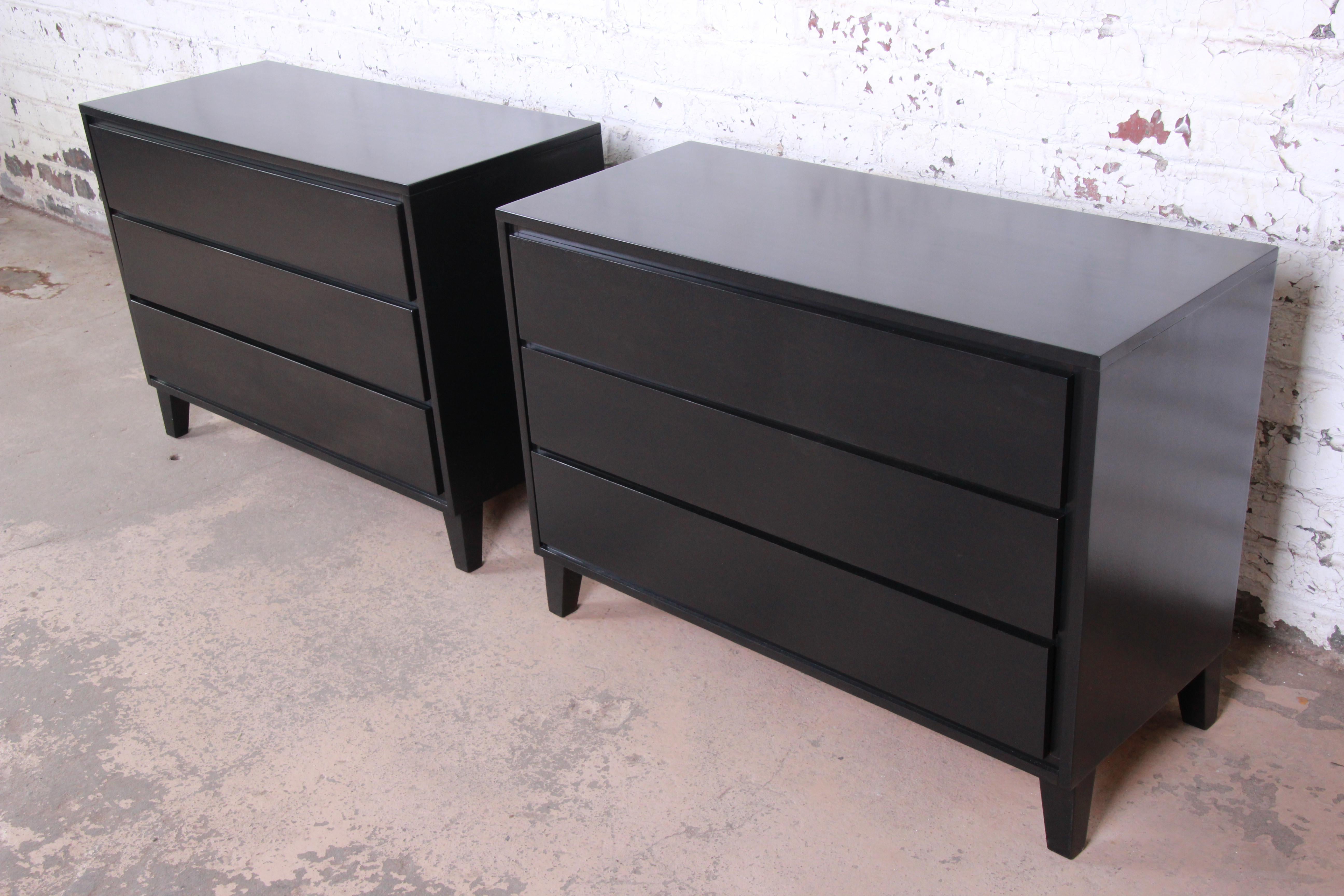 Russel Wright for Conant Ball American Modern Bachelor Chests or Nightstands In Good Condition In South Bend, IN