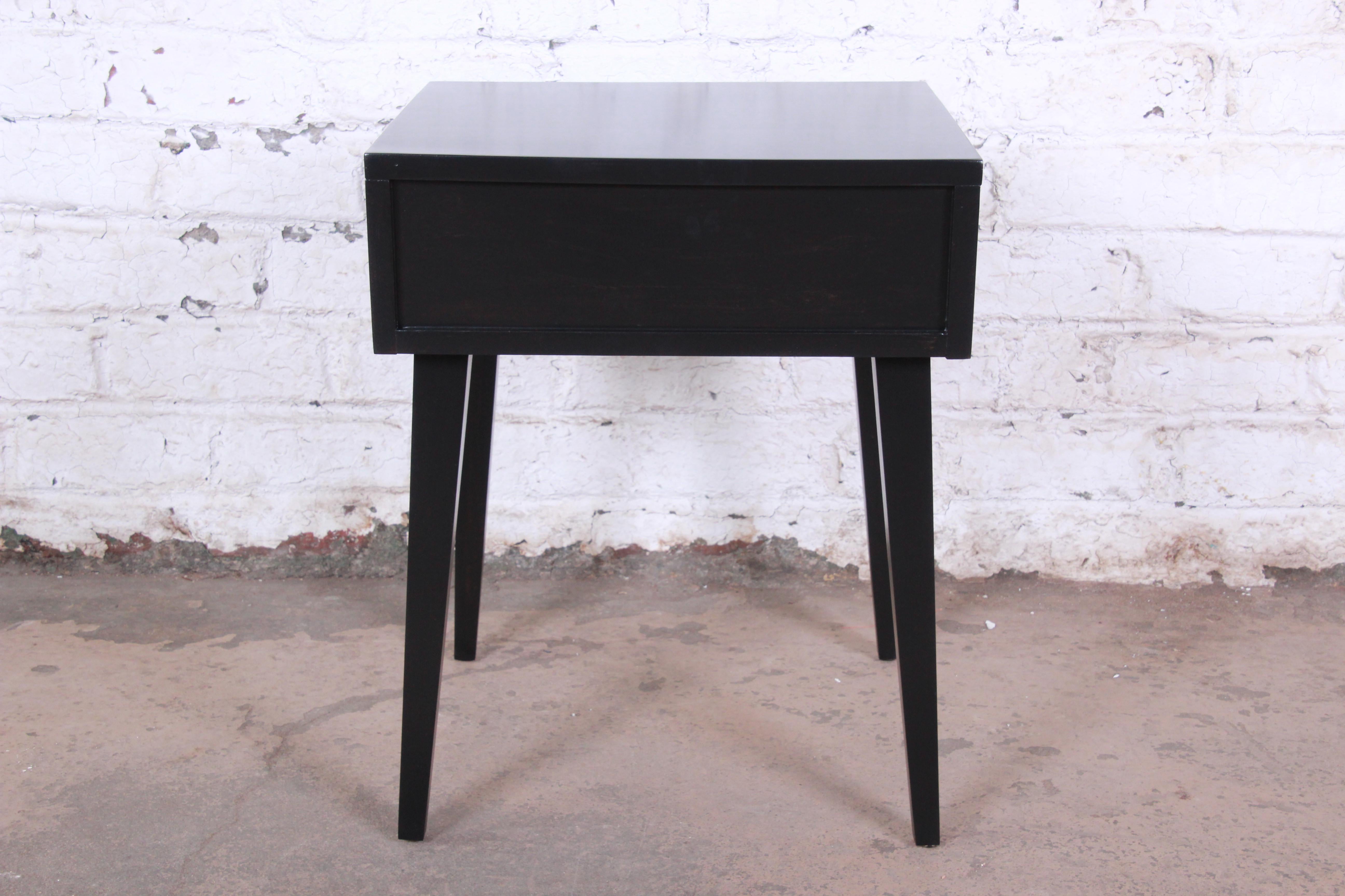 Mid-20th Century Russel Wright for Conant Ball American Modern Nightstand, Newly Refinished