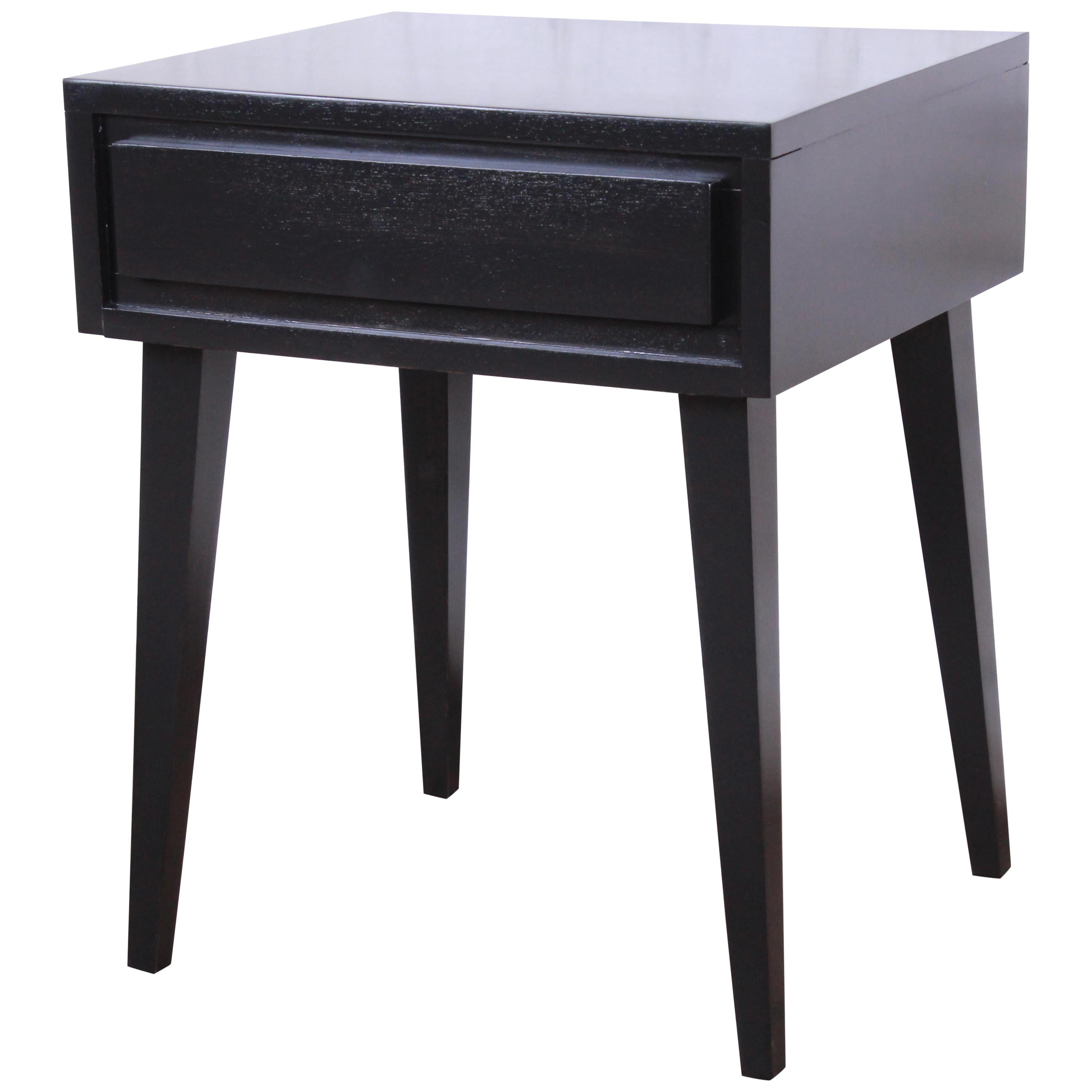 Russel Wright for Conant Ball American Modern Nightstand, Newly Refinished