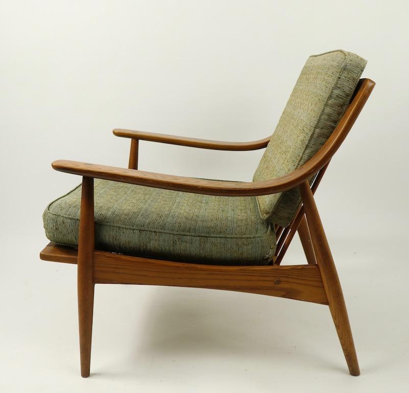 American Russel Wright for Conant Ball Lounge Chair in the Danish Modern Style