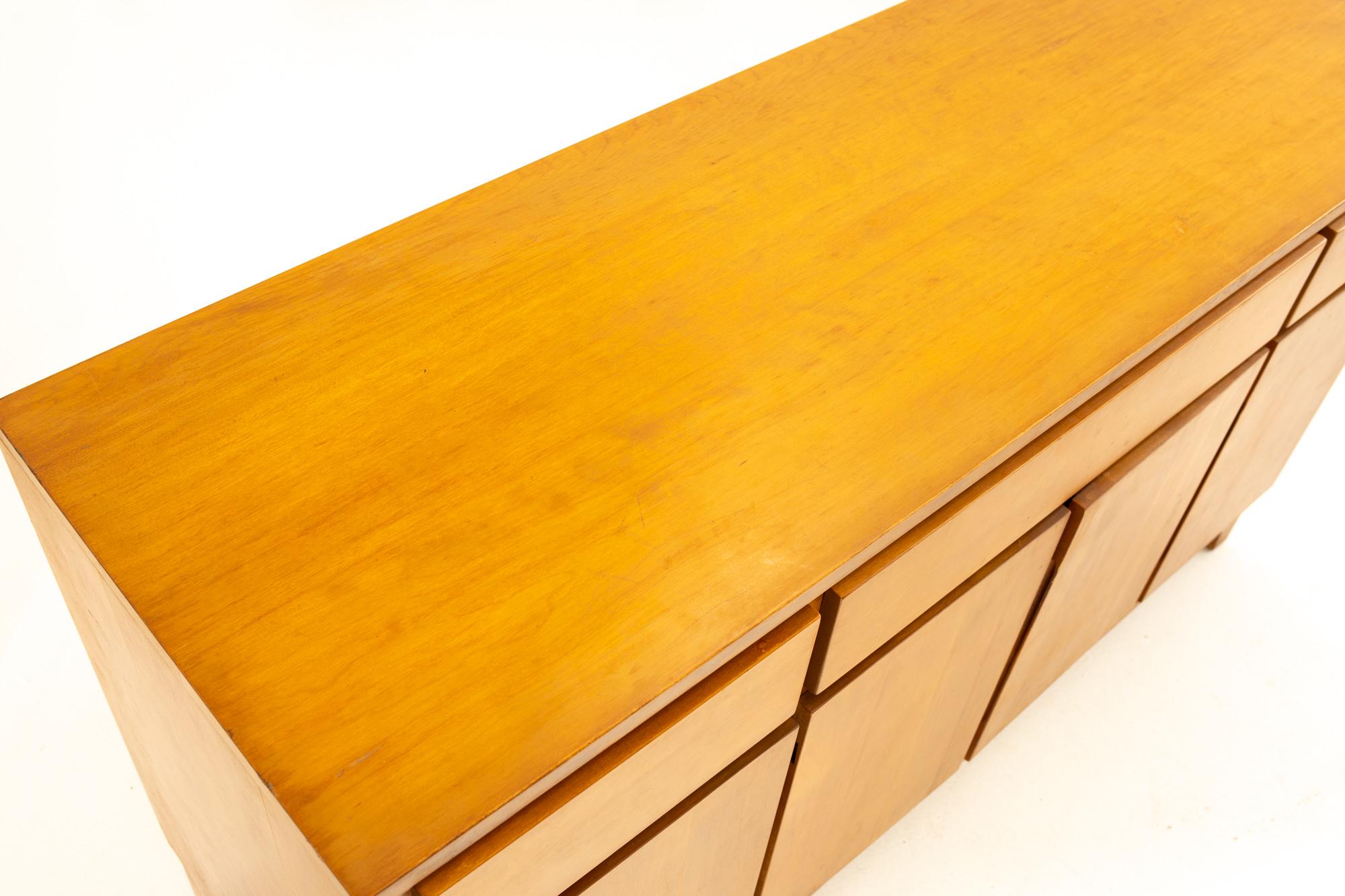 Wood Russel Wright for Conant Ball Midcentury Buffet Sideboard Credenza