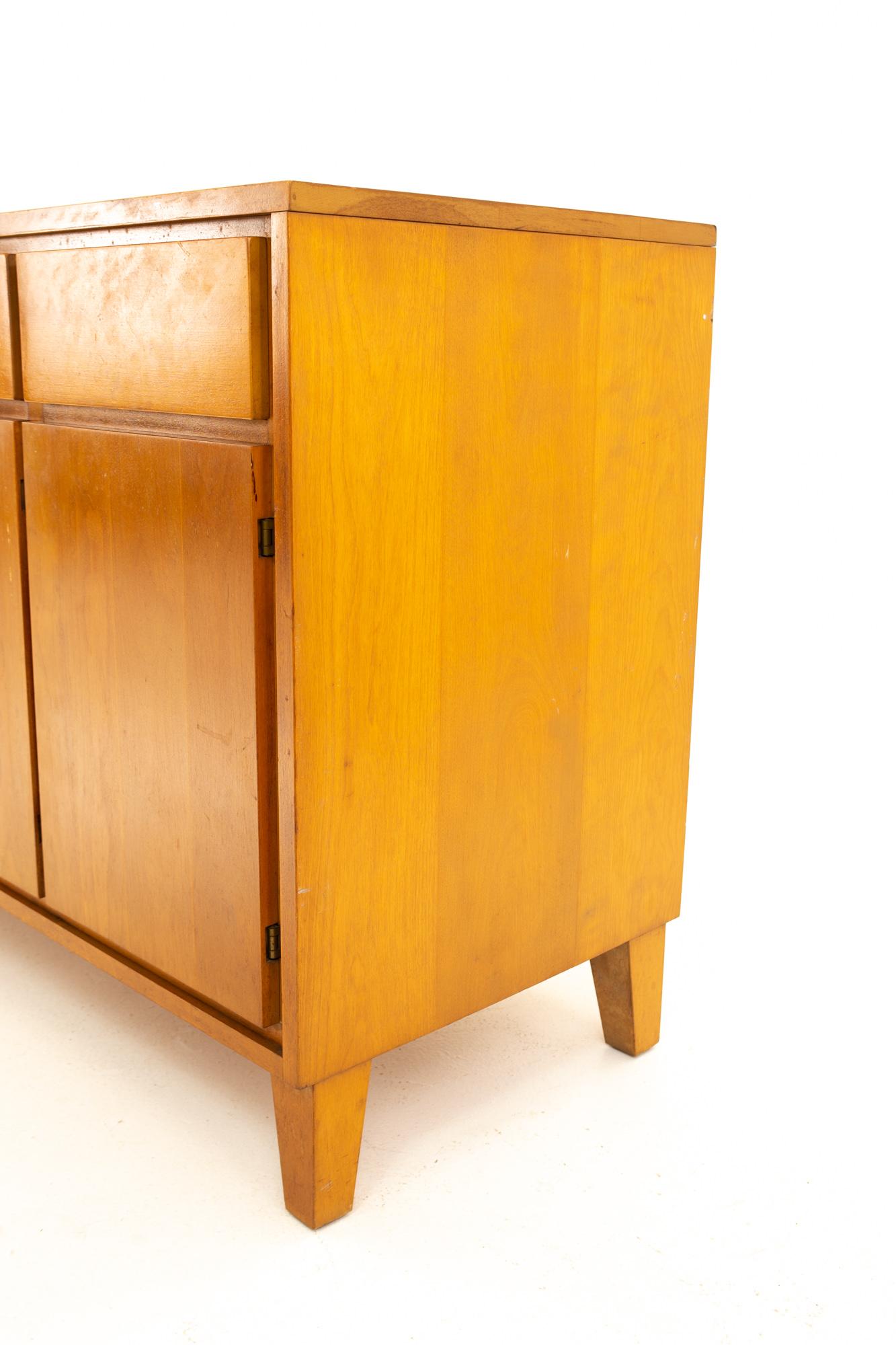 American Russel Wright for Conant Ball Midcentury Buffet Sideboard Credenza
