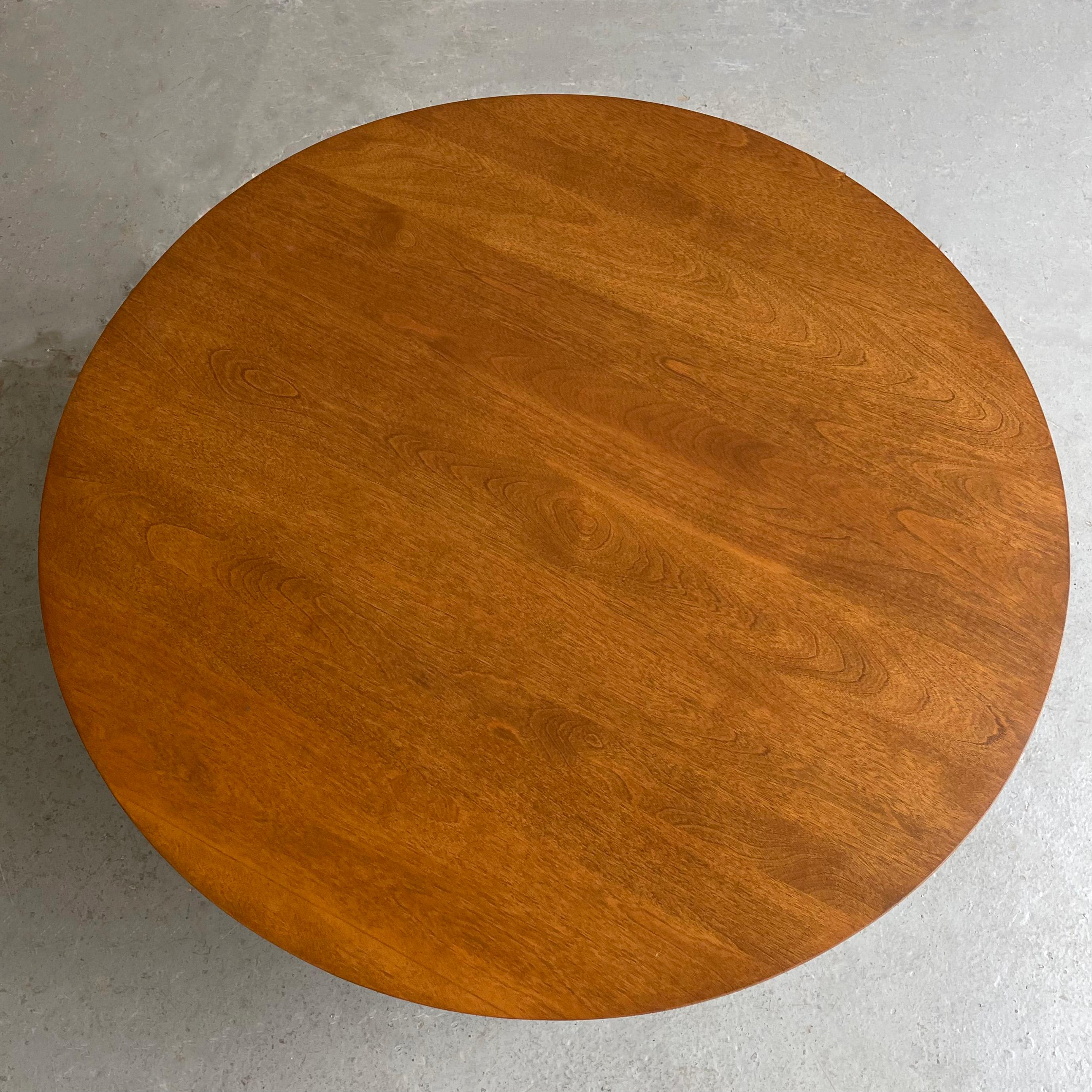 Mid-Century Modern Russel Wright for Conant Ball Round Ash Coffee Table