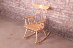 Russel Wright for Conant Ball Solid Birch Rocking Chair, 1950s