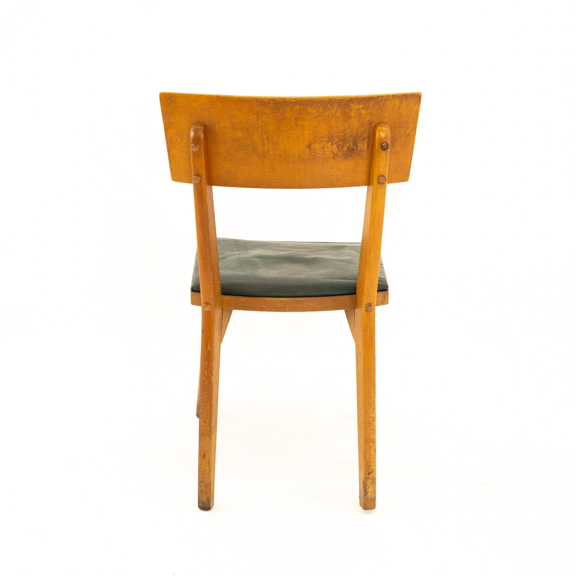 Late 20th Century Russel Wright for Conant Ball Young American Modern Mid Century Dining Chair For Sale