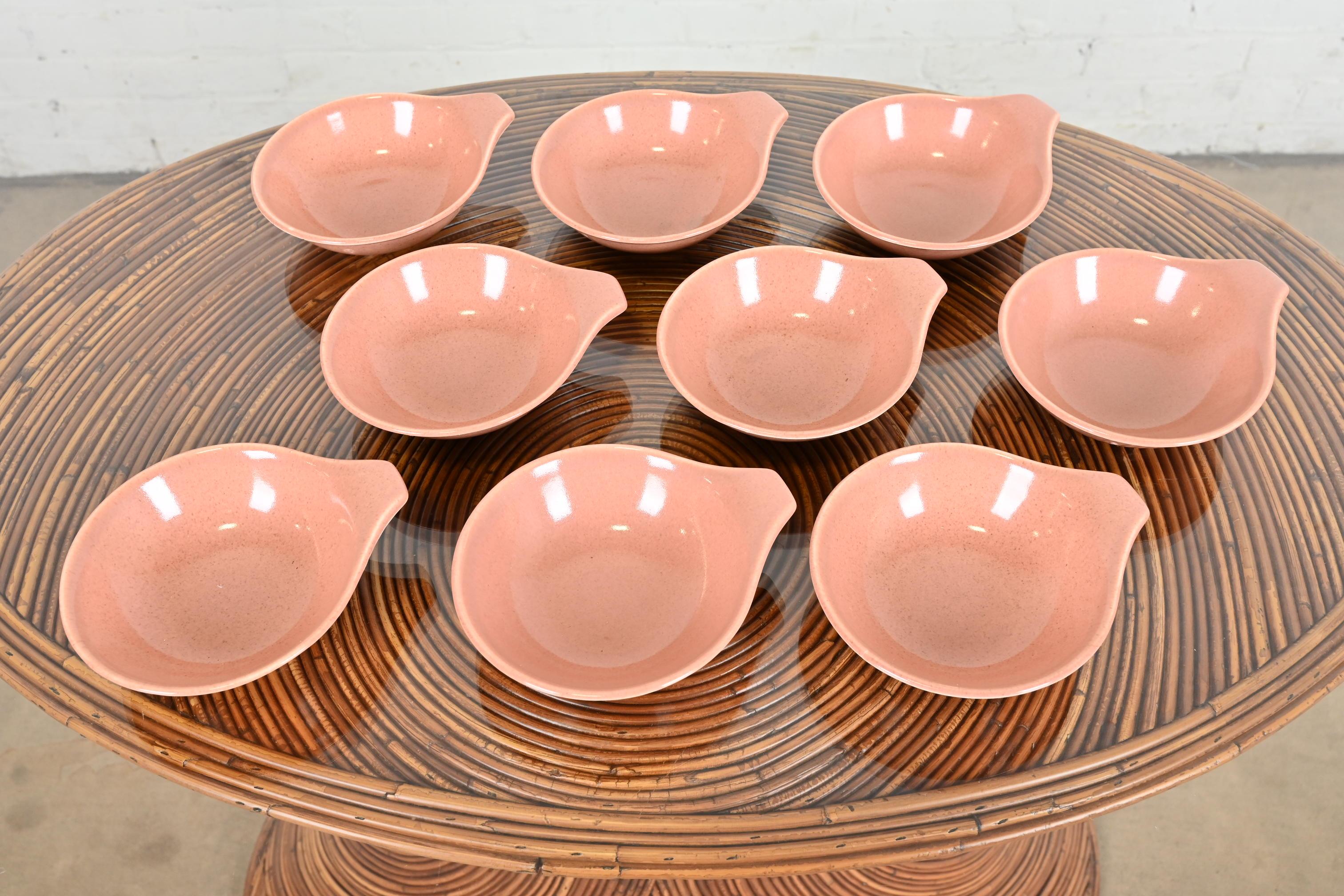 Russel Wright for Steubenville Pottery American Modern 86-Piece Dinnerware Set In Good Condition In South Bend, IN