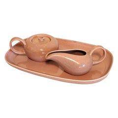 Russel Wright Iroquois Casual Pink Set with Underplate