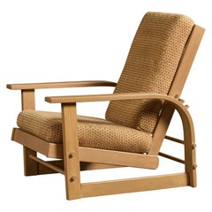 Russel Wright, poltrona, acero, tessuto, Stati Uniti, anni '30