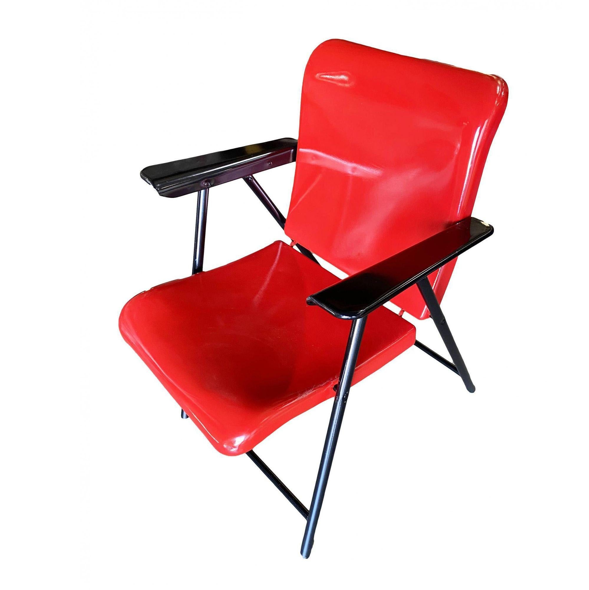 russel wright folding chair