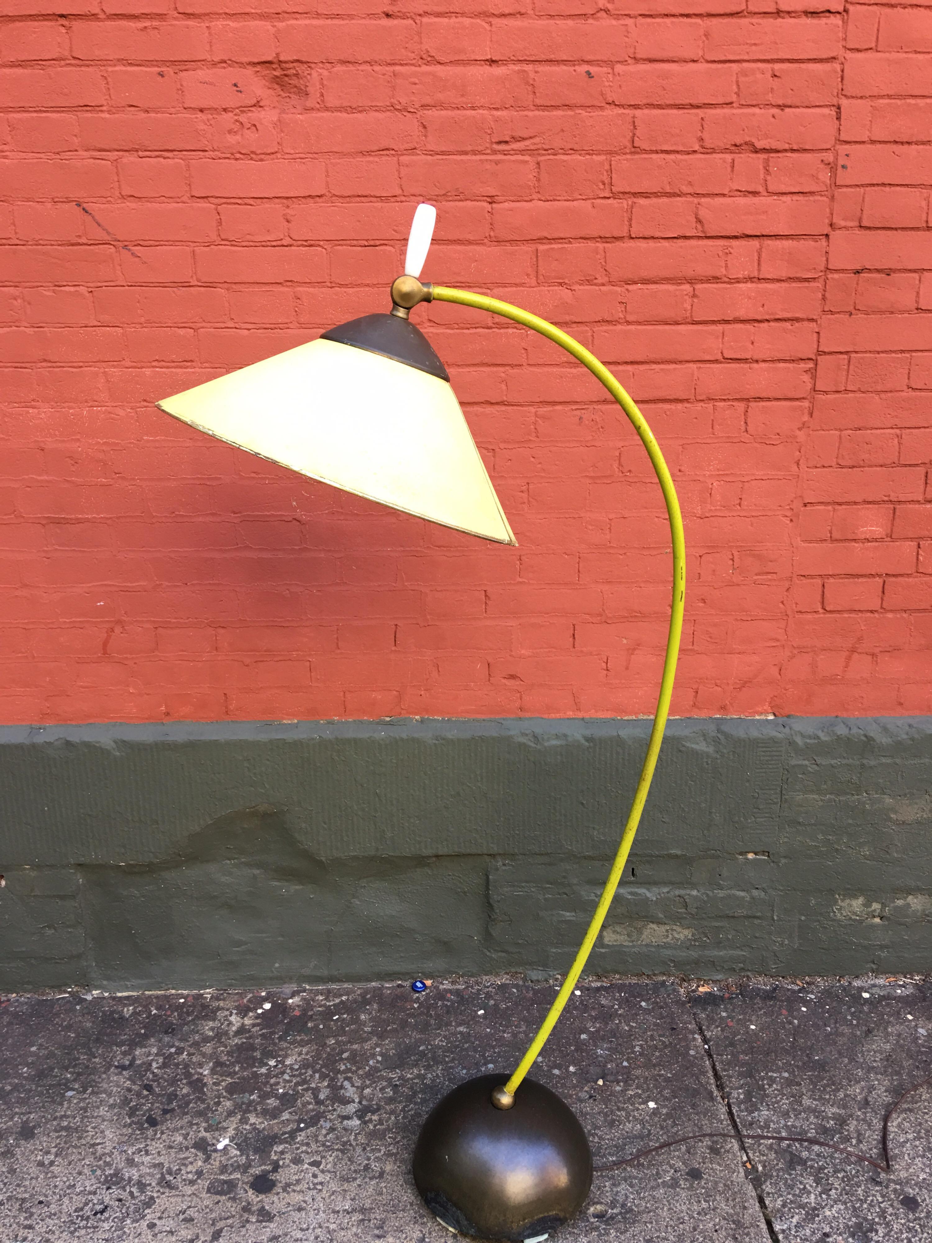 Mid-Century Modern Russel Wright Pivoting Floor Lamp by Fairmont Lamp Company