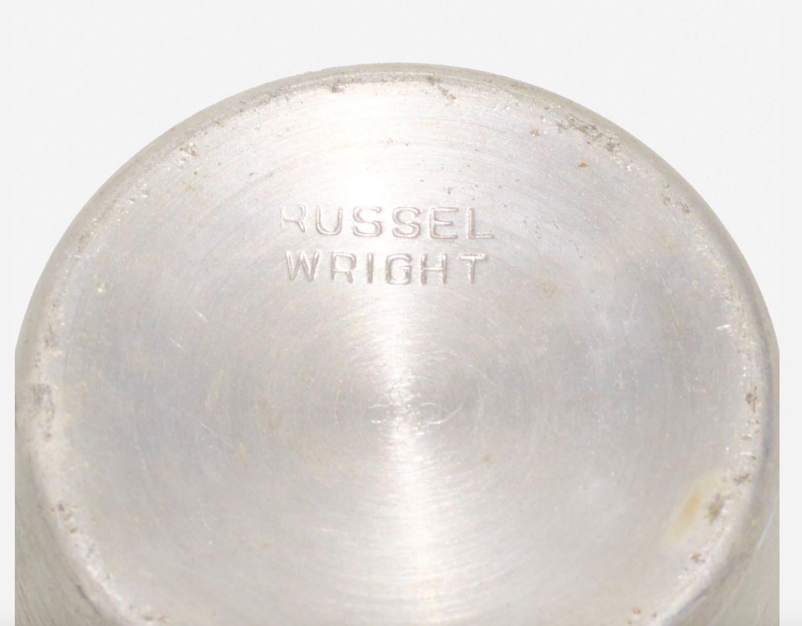 Enameled Russel Wright Rare Ballyhoo Ice Bucket Set 1930's For Sale