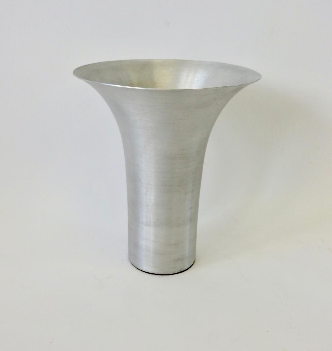 American Russel Wright Spun Aluminum Vase
