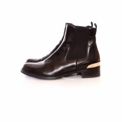 Russell & Bromley, black leather chelsea boots