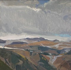 "Timberline" - Impressionist Mountain Landscape, Oil Painting on Board