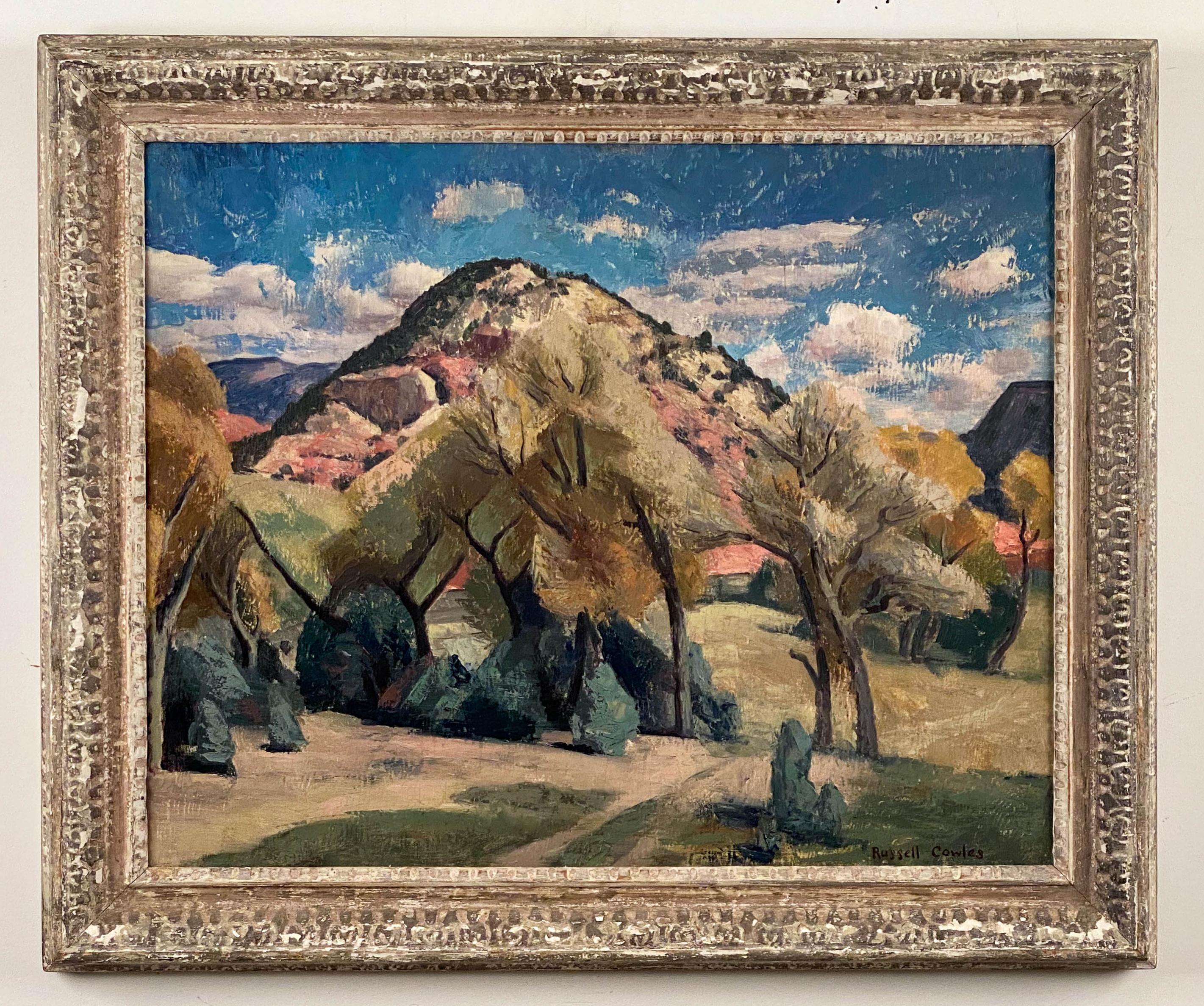Landscape Painting Russell Cowles - Paysage de montagne, Printemps-Été, Nouveau-Mexique