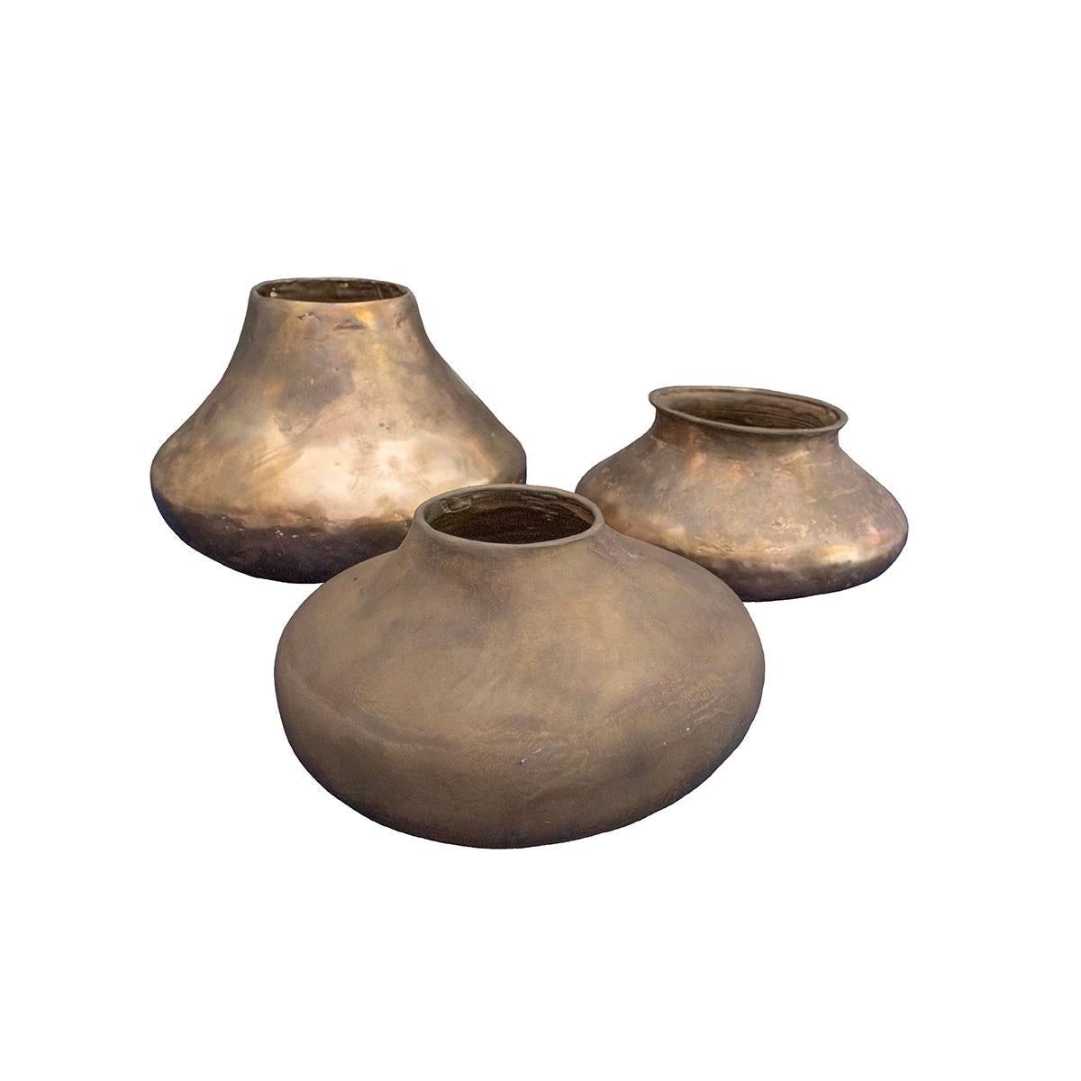 Cast bronze vessel

6” x 9” x 9”