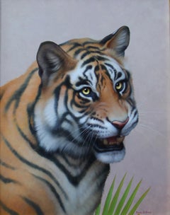 « Tigress » de Russell Gordon, peinture à l'huile d'un tigre