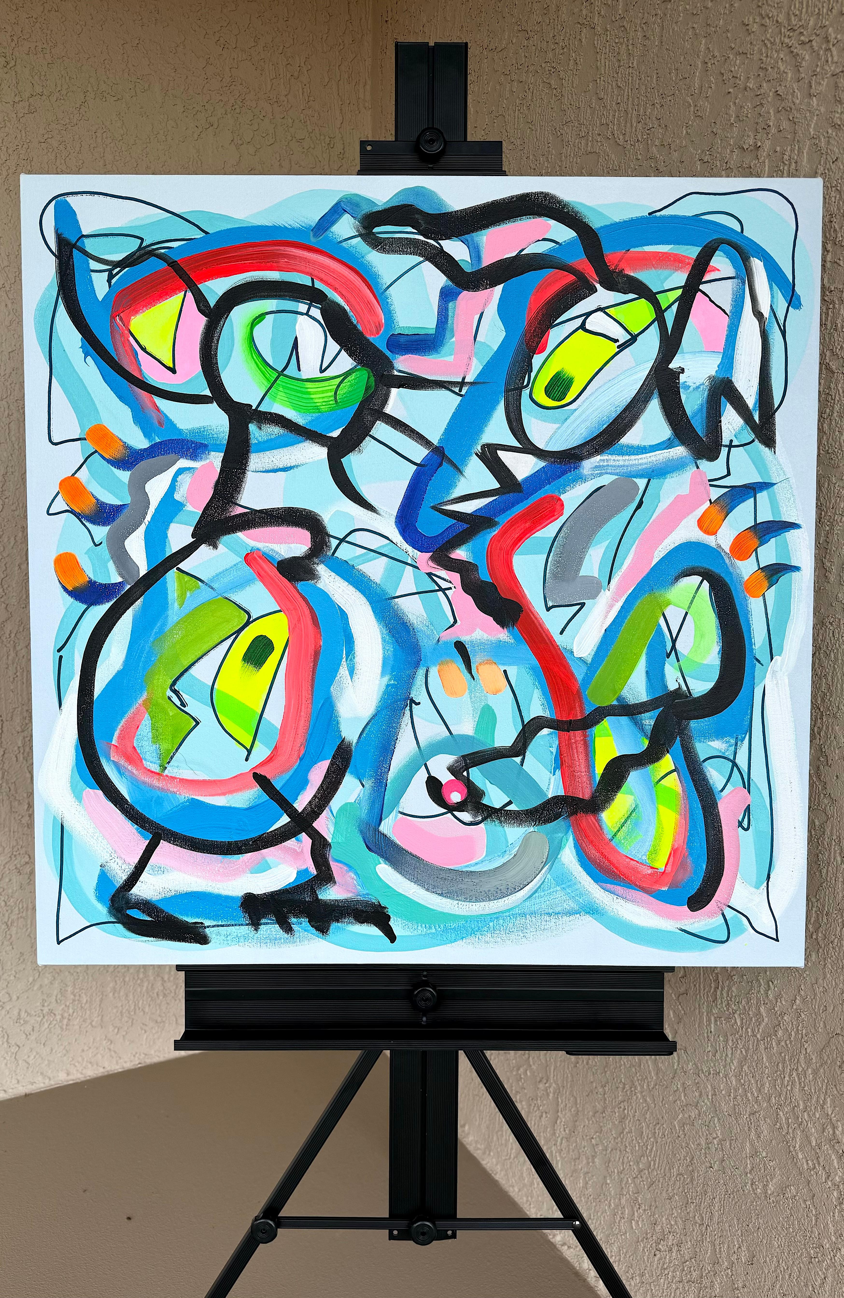 Serie Greene & Greene # 12, Pittura Astratta - Painting Astratto di Russell Jacobs