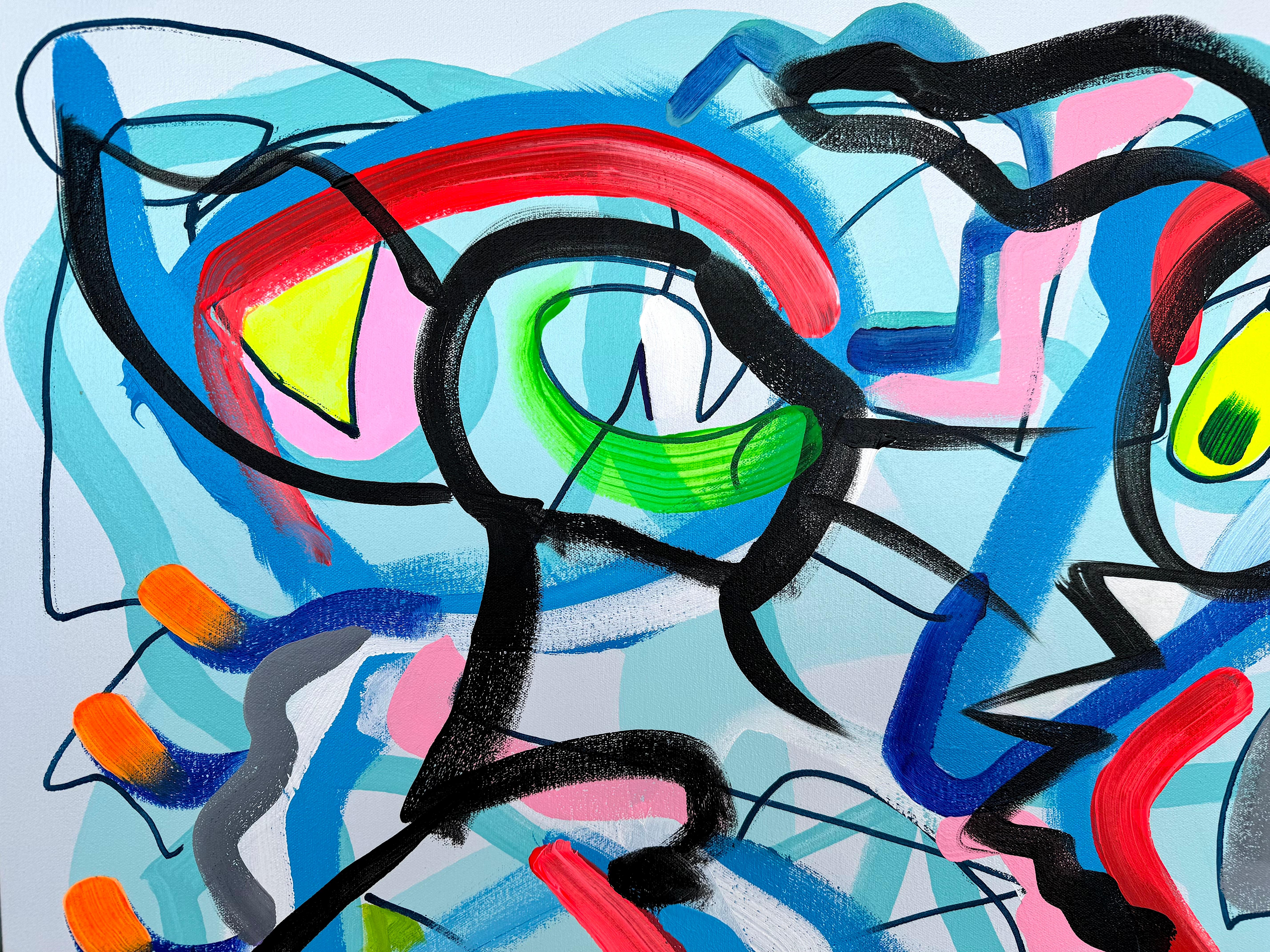 Serie Greene & Greene # 12, Pittura Astratta - Abstract Painting Verde di Russell Jacobs
