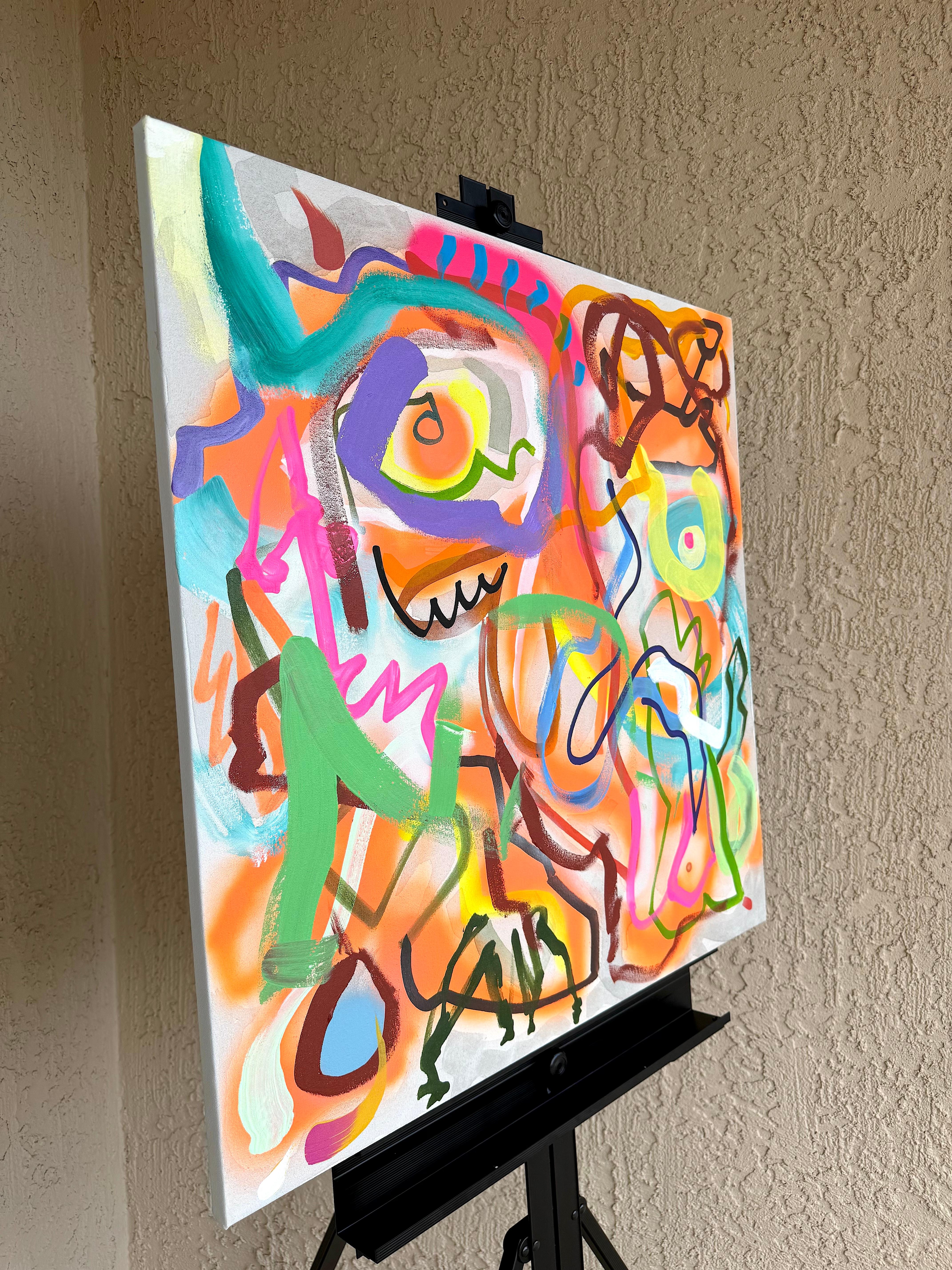 Big Green Series # 3, Abstract Painting For Sale 1