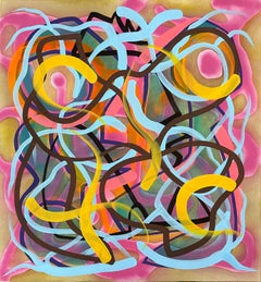 Großes Grün, Serie # 5, Abstraktes Gemälde, Serie
