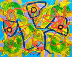 Großes Grün, Serie # 6, Abstraktes Gemälde, Serie