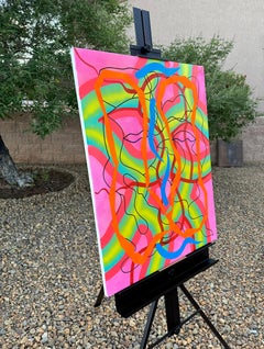 Big Green Series # 7, Abstract Painting