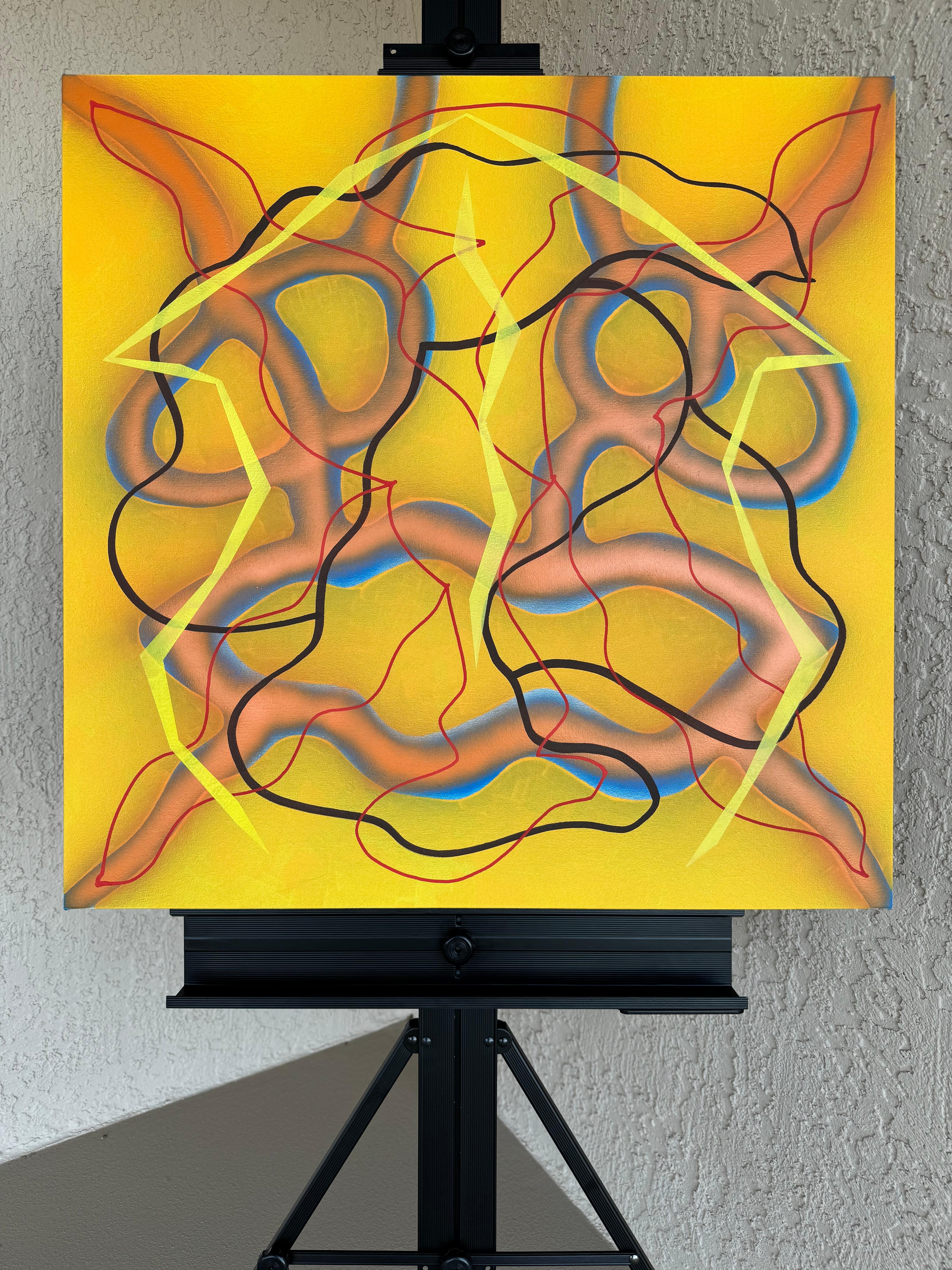 Big Green Series # 8, Abstract Painting For Sale 2