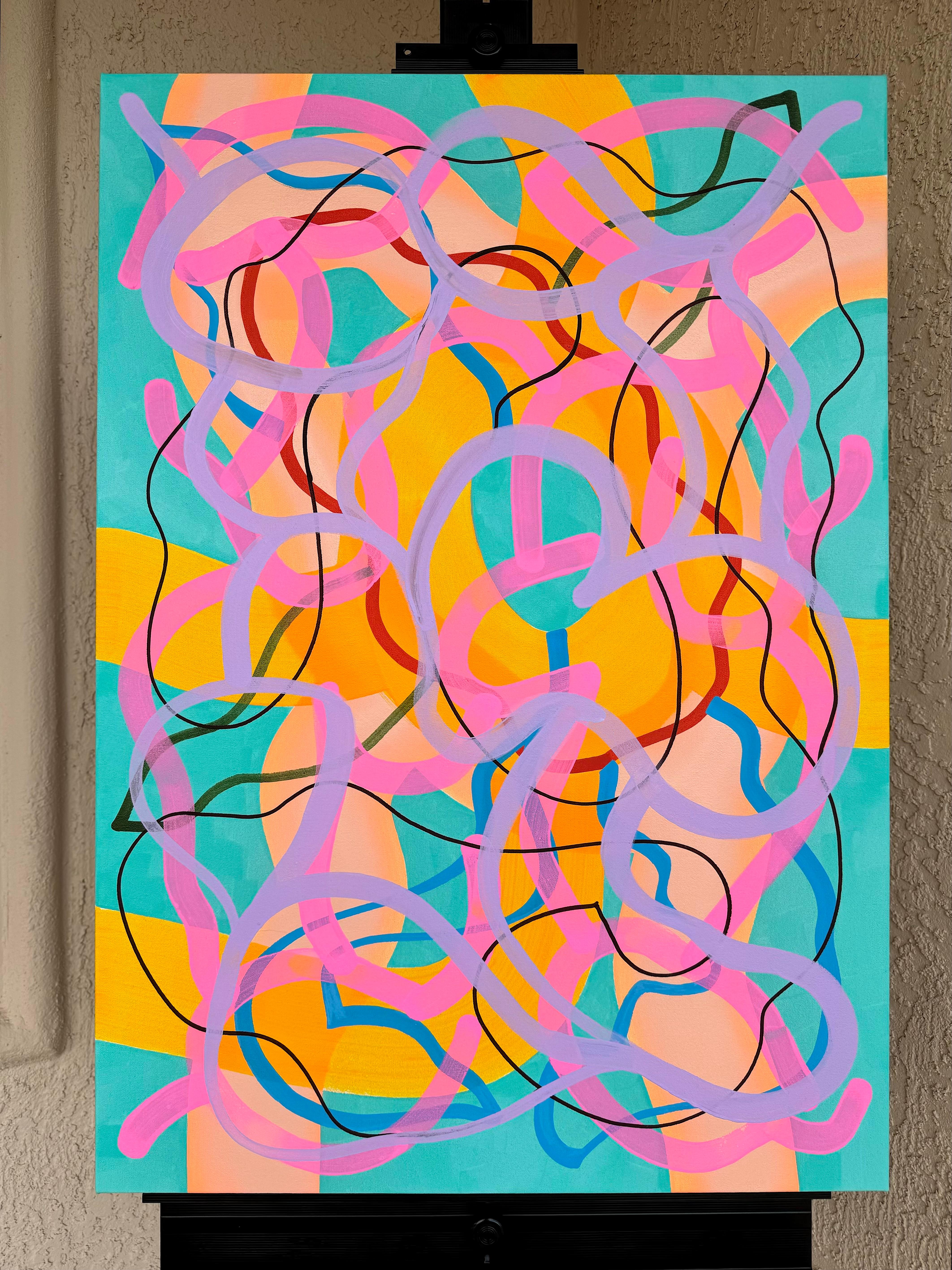 Serie Greene & Greene # 9, Pittura astratta - Painting Astratto di Russell Jacobs