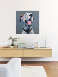 "Dandy Dal" Abstracted Dog Painting