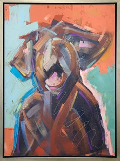 "Brown Lab" Limited Edition Giclee Print, 60" x 45"