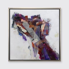 „Colorful Basenji“ Limitierte Auflage von Giclee-Druck, 30" x 30"