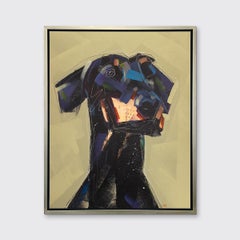 "Doberman" Impression giclée en édition limitée, 45" x 36"