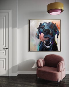 "Lick'n Chops" Limited Edition Giclee Print, 24" x 24"