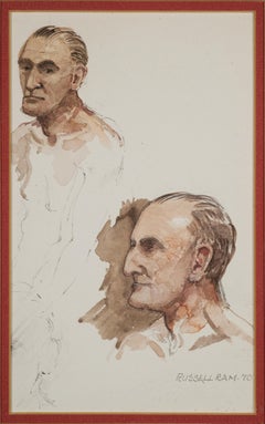 Russell Ram, Male Portrait Study, 1970