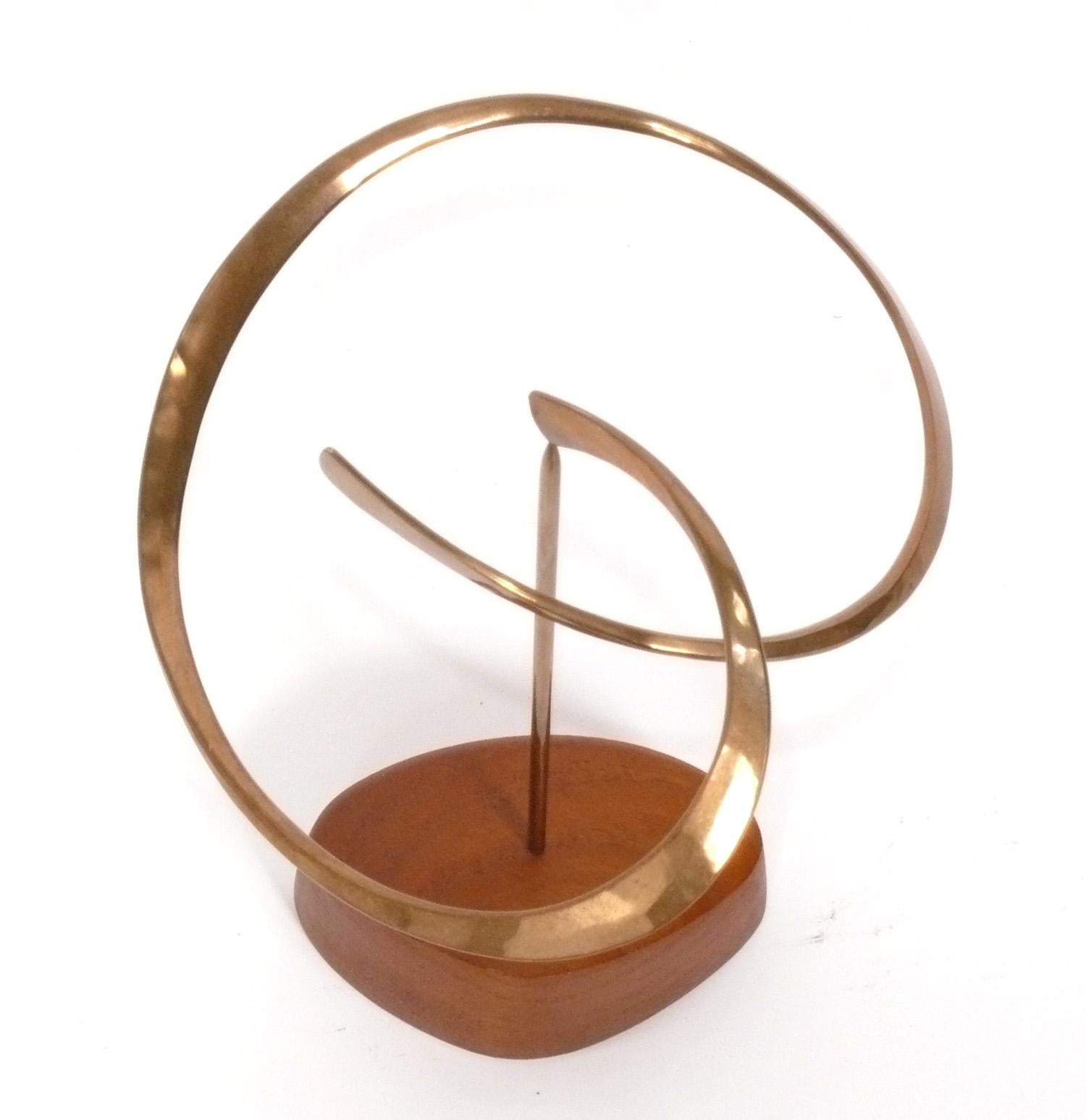 Russell Secrest Bronze Kinetic Sculpture For Sale 1