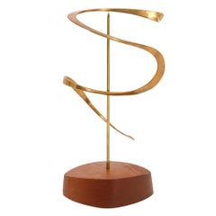 Russell Secrest Bronze, Sculpture, Kinetic, Signed