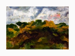 Sin título (Paisaje verde), paisaje, colores vivos