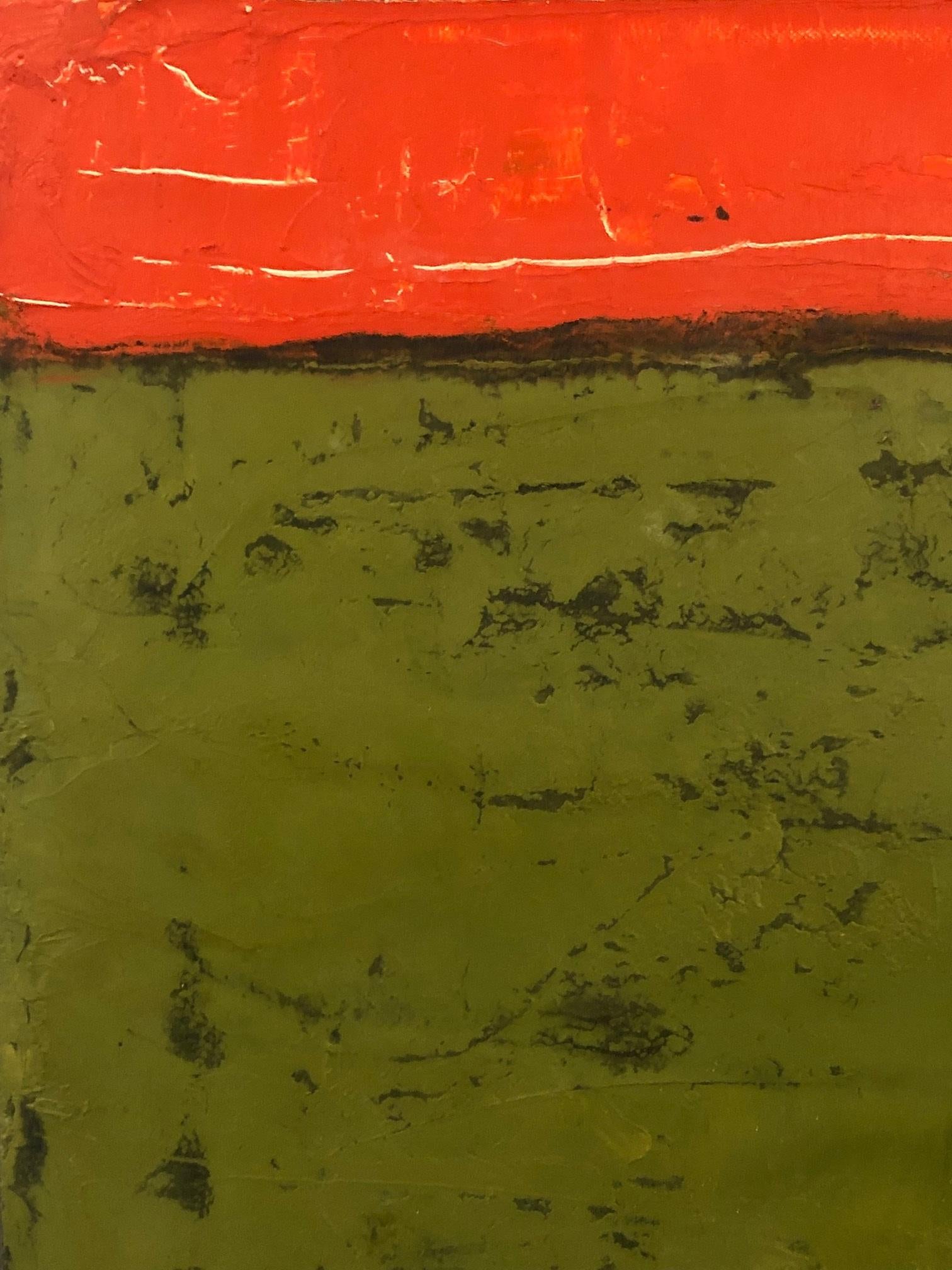 Sans titre, abstrait, paysage, horizon - Néo-expressionnisme Painting par Russell Sharon