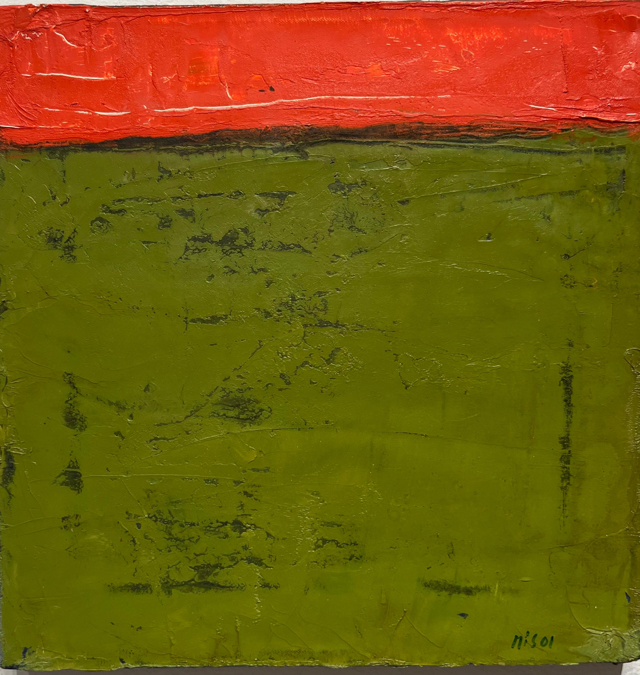 Sans titre, abstrait, paysage, horizon - Painting de Russell Sharon
