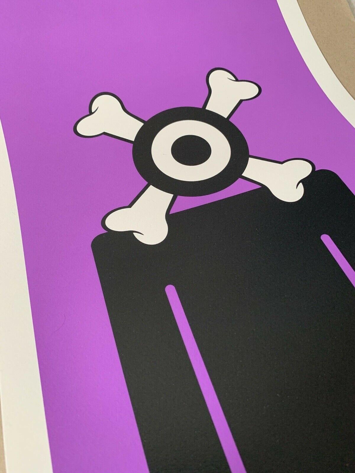 Introducing Purple Pedestrian #4, a stunning 2 colour screenprint by the iconic artist and political activist, Russell Shaw Higgs. This print is part of a limited edition of only 50, making it a highly sought-after piece for any art