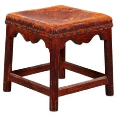 Russell Stool in Original Distressed Leather